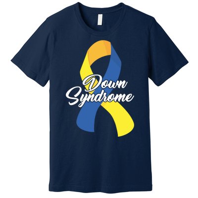 Down Syndrome Ribbon Awareness Premium T-Shirt