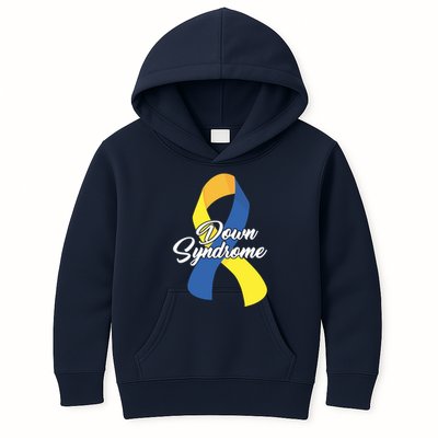 Down Syndrome Ribbon Awareness Kids Hoodie