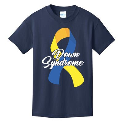 Down Syndrome Ribbon Awareness Kids T-Shirt