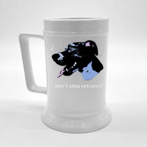 Dont Stop Retrievin: Cute Dog Ideas Cute Gift Beer Stein