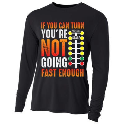 Dragster Saying Race Car Driver Skill Drag Racing Cooling Performance Long Sleeve Crew