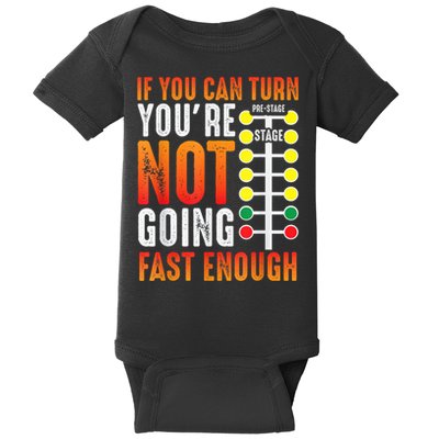 Dragster Saying Race Car Driver Skill Drag Racing Baby Bodysuit