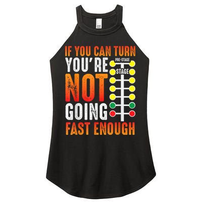 Dragster Saying Race Car Driver Skill Drag Racing Women's Perfect Tri Rocker Tank