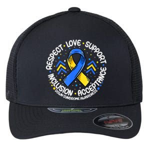 Down Syndrome Respect Support Down Syndrome Awareness Flexfit Unipanel Trucker Cap