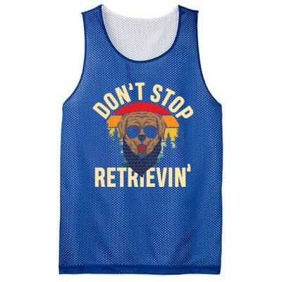 Dont Stop Retrievin Retriever Labrador Owner Gift Mesh Reversible Basketball Jersey Tank