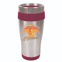 Don't Stop Retrieving Retro Golden Retriever 16oz Travel Tumbler