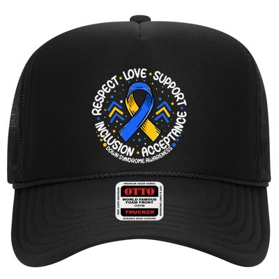 Down Syndrome Respect Support Down Syndrome Awareness Trucker Hat