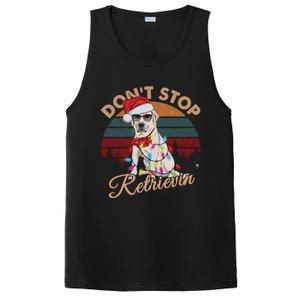 Dont Stop Retrievin Labrador Retriever Christmas Retro Gift PosiCharge Competitor Tank