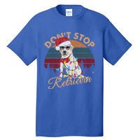 Dont Stop Retrievin Labrador Retriever Christmas Retro Gift Tall T-Shirt