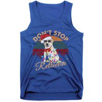 Dont Stop Retrievin Labrador Retriever Christmas Retro Gift Tank Top