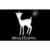 Deer Snow Star Merry Christmas Holiday Star Crown Bumper Sticker