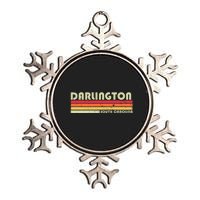 DARLINGTON SC SOUTH CAROLINA Funny City Home Root Gift Retro Metallic Star Ornament