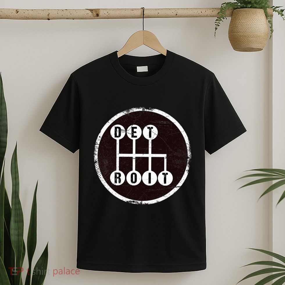 Detroit Stick Shift Design T-Shirt