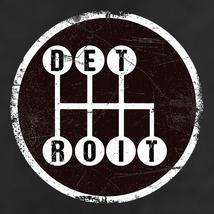 Detroit Stick Shift Design Golf Towel