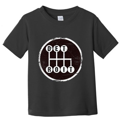 Detroit Stick Shift Design Toddler T-Shirt