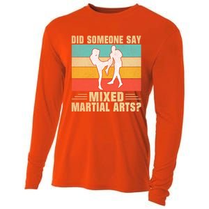 Did Someone Say Mixed Martial Arts Gift Cooling Performance Long Sleeve Crew