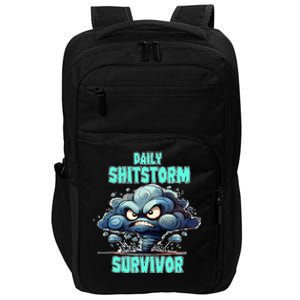 Daily Shitstorm Survivor Impact Tech Backpack