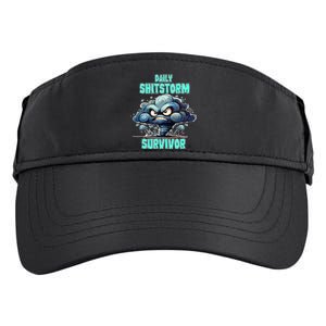 Daily Shitstorm Survivor Adult Drive Performance Visor