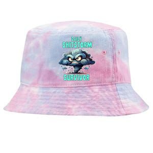 Daily Shitstorm Survivor Tie-Dyed Bucket Hat