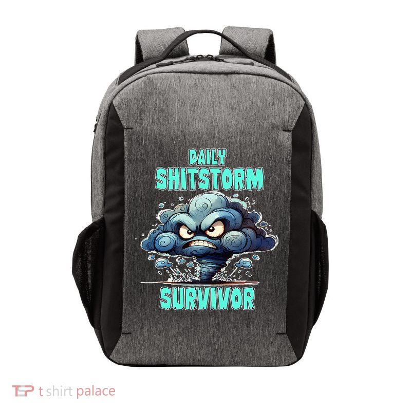Daily Shitstorm Survivor Vector Backpack