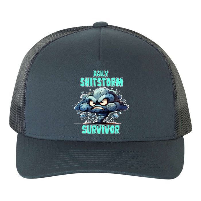 Daily Shitstorm Survivor Yupoong Adult 5-Panel Trucker Hat