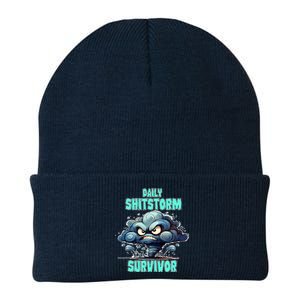 Daily Shitstorm Survivor Knit Cap Winter Beanie