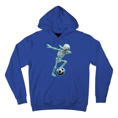 Dabbing Skeleton Soccer Spooky Season Sport Halloween Great Gift Hoodie