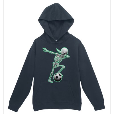 Dabbing Skeleton Soccer Spooky Season Sport Halloween Great Gift Urban Pullover Hoodie