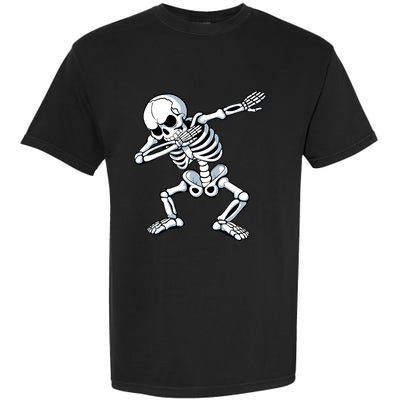 Dabbing Skeleton Spooky Dab Dancing Halloween Garment-Dyed Heavyweight T-Shirt