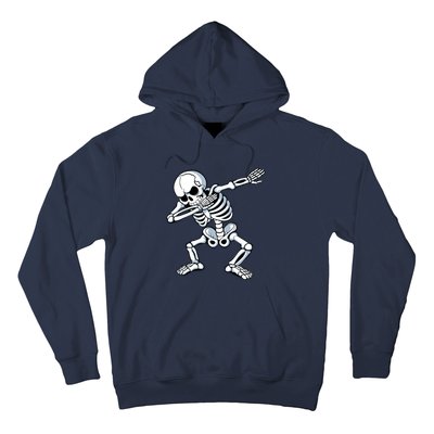 Dabbing Skeleton Spooky Dab Dancing Halloween Hoodie