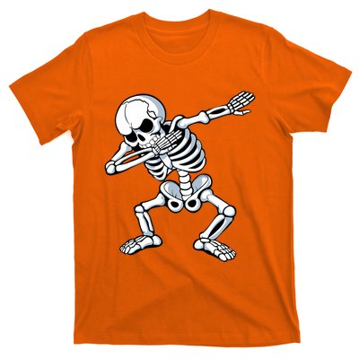 Dabbing Skeleton Spooky Dab Dancing Halloween T-Shirt