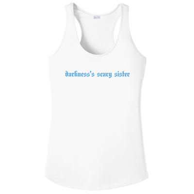 DarknessS Scary Sister Ladies PosiCharge Competitor Racerback Tank