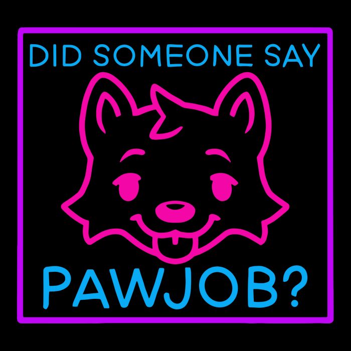 Did Someone Say Pawjob Drawstring Bag