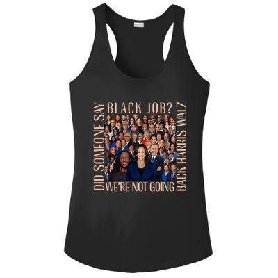 Did Someone Say Black Job WeRe Not Going Back Ladies PosiCharge Competitor Racerback Tank