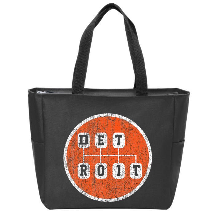 Detroit Stick Shift Detroit Zip Tote Bag