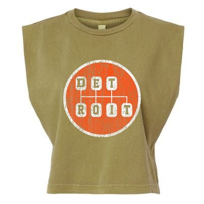 Detroit Stick Shift Detroit Garment-Dyed Women's Muscle Tee