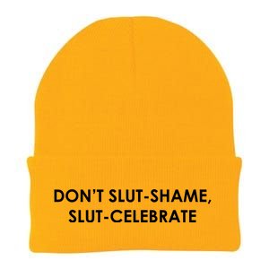 DON’T SLUT SHAME, SLUT CELEBRATE Knit Cap Winter Beanie