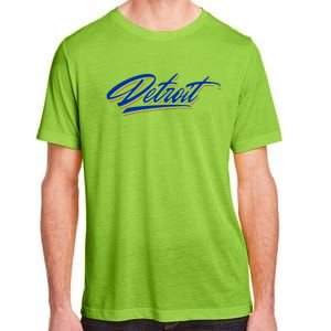 Detroit Sports Script Adult ChromaSoft Performance T-Shirt