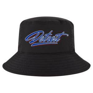 Detroit Sports Script Cool Comfort Performance Bucket Hat