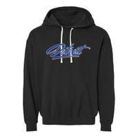 Detroit Sports Script Garment-Dyed Fleece Hoodie