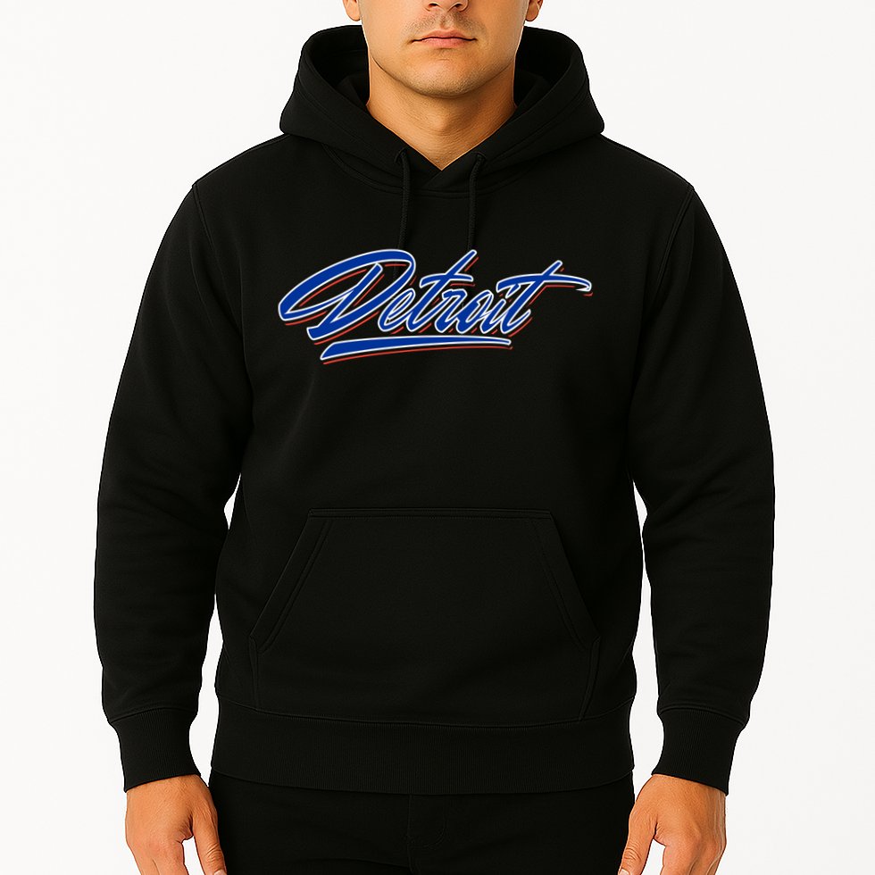 Detroit Sports Script Hoodie