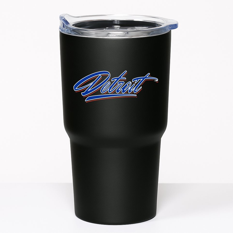 Detroit Sports Script Tumbler