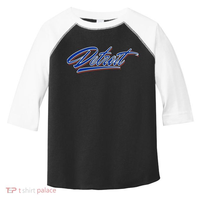 Detroit Sports Script Toddler Fine Jersey T-Shirt