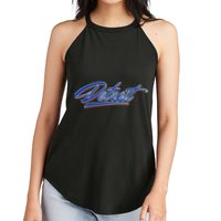 Detroit Sports Script Women's Perfect Tri Rocker Tank