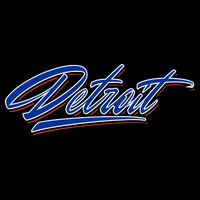 Detroit Sports Script Women's Perfect Tri Rocker Tank