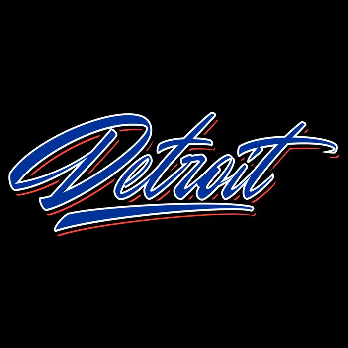 Detroit Sports Script Women's Perfect Tri Rocker Tank