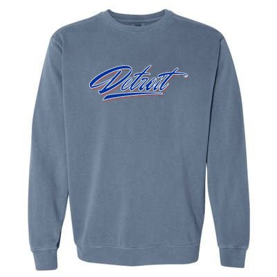 Detroit Sports Script Garment-Dyed Sweatshirt