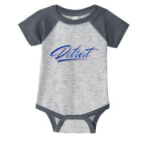 Detroit Sports Script Infant Baby Jersey Bodysuit