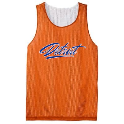 Detroit Sports Script Mesh Reversible Basketball Jersey Tank