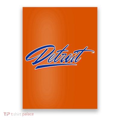 Detroit Sports Script Poster